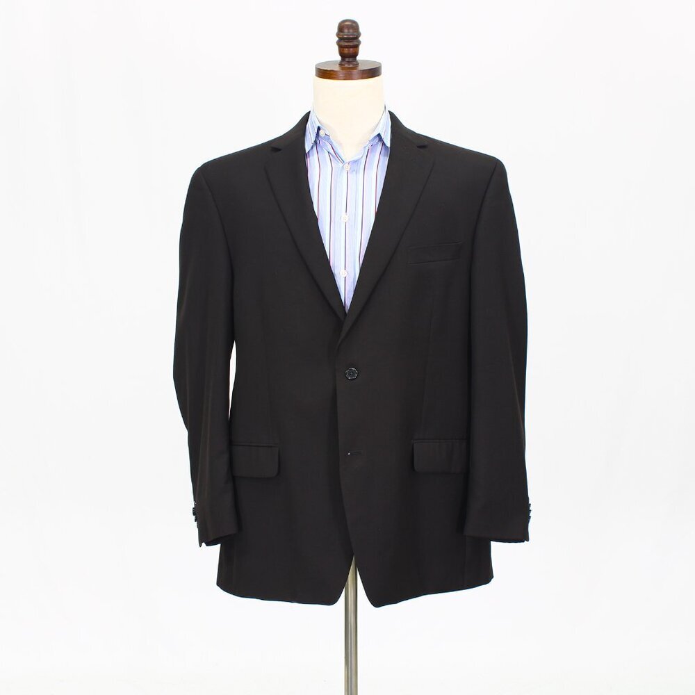 Michael Kors 46R Brown Solid 2-Button Sport Coat Blazer Jacket T743